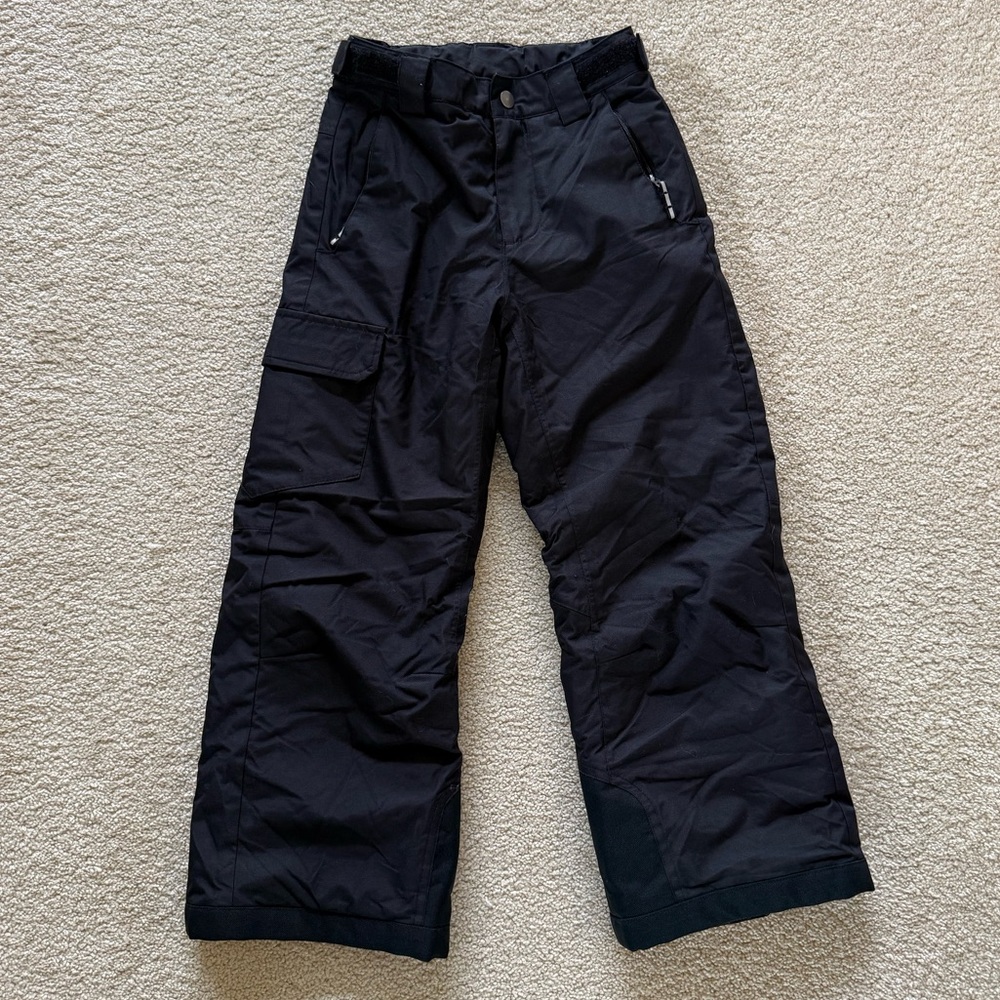 Columbia Kids Black Waterproof Insulated Snow Pants